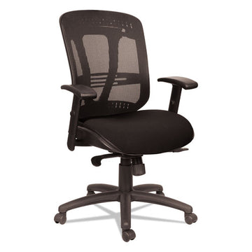 Alera® Alera Eon Series Multifunction Mid-back Cushioned Mesh Chair, Supports Up To 275 Lb, 18.11" To 21.37" Seat Height, Black freeshipping - TVN Wholesale